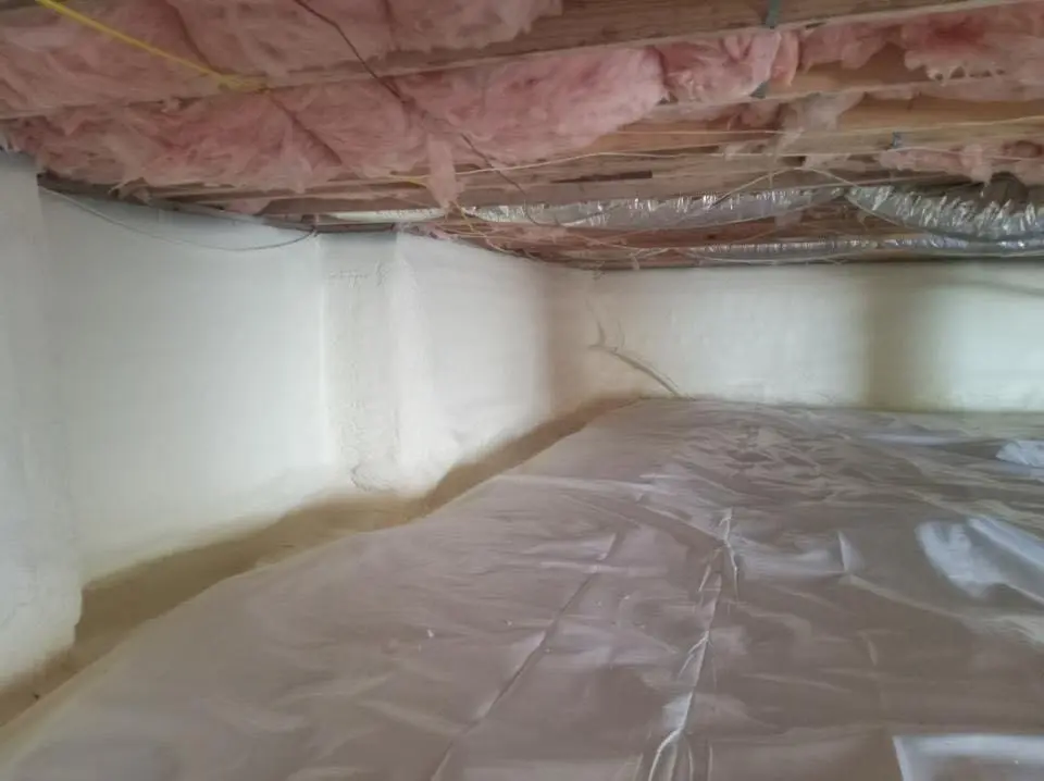 Crawl space encapsulation with closed-cell spray foam for Metal Roof Coating in Washingtonville
